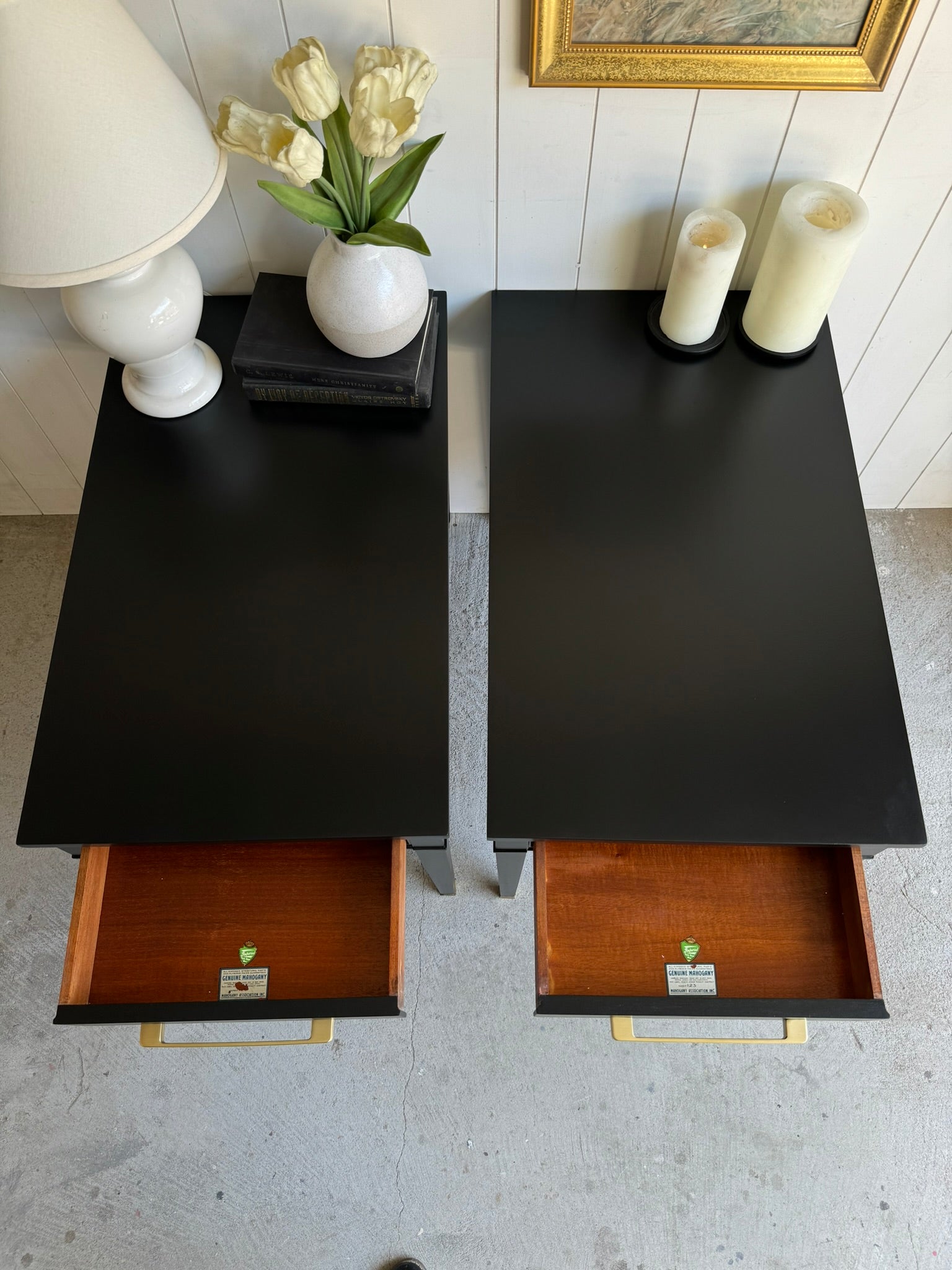 The Restored Imperial Mahogany Nightstands